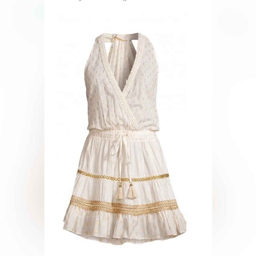 NWT- Ramy Brook Freyja Metallic Mini Dress- size L